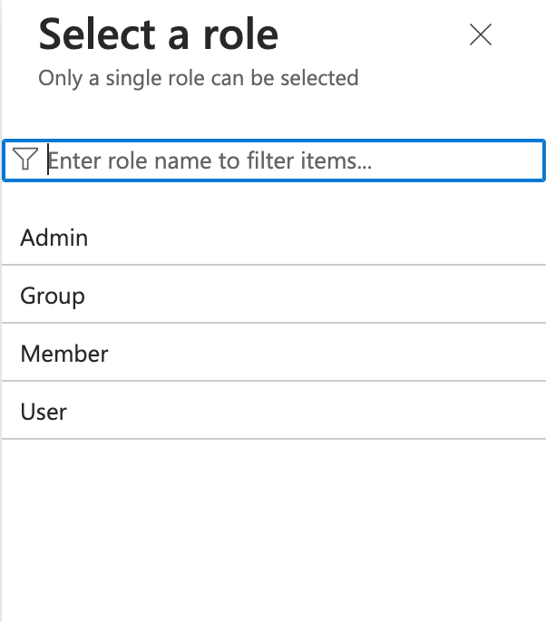 Assigning Roles