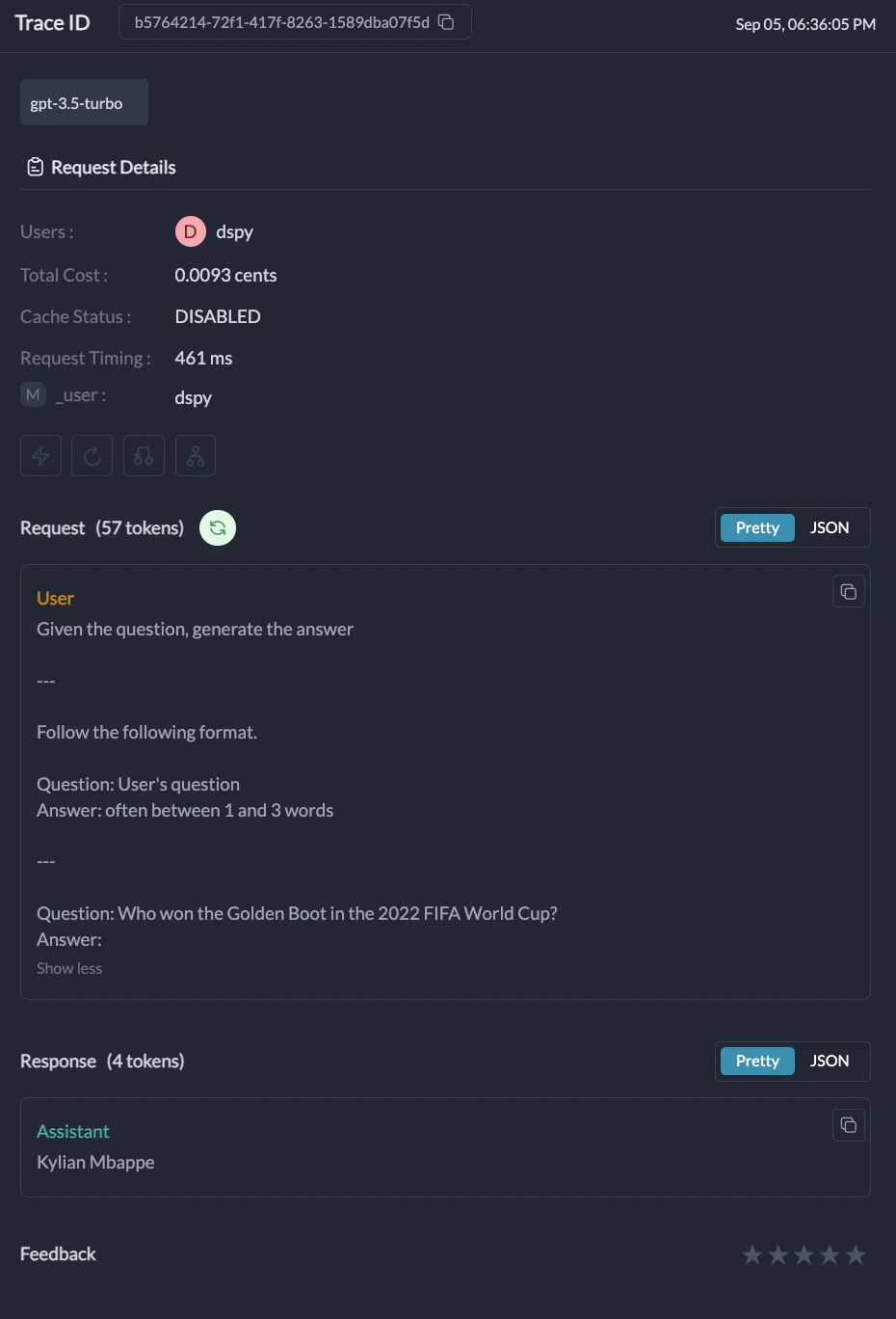 Portkey Dashboard