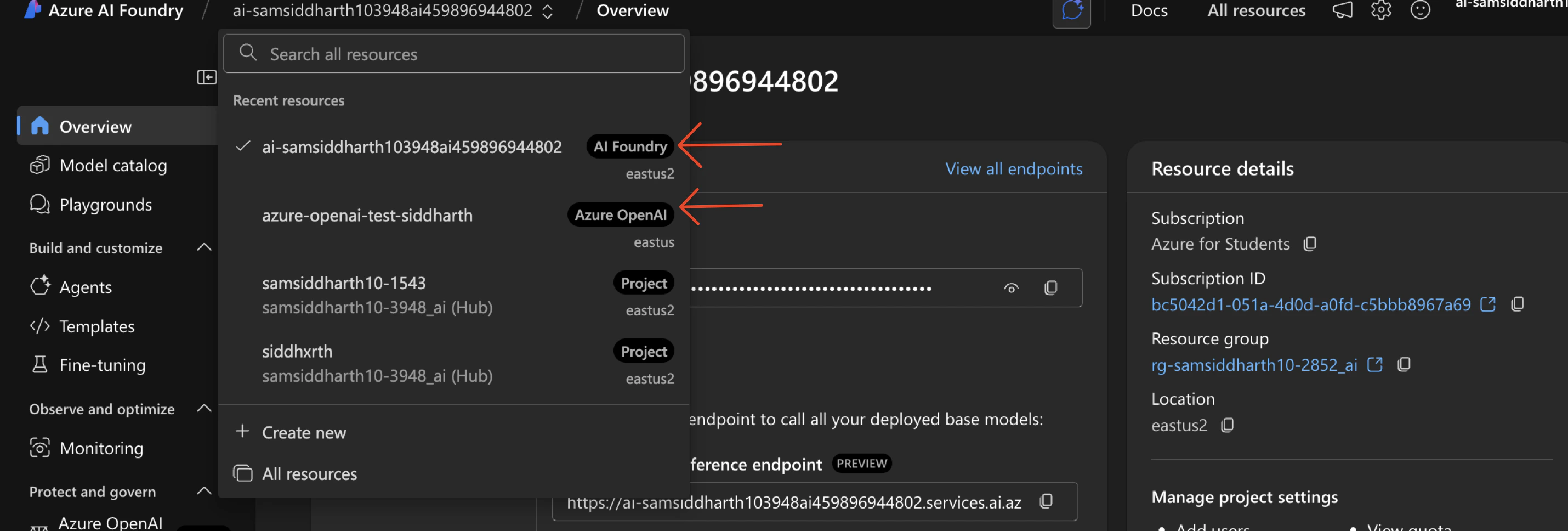 Azure Resource Name