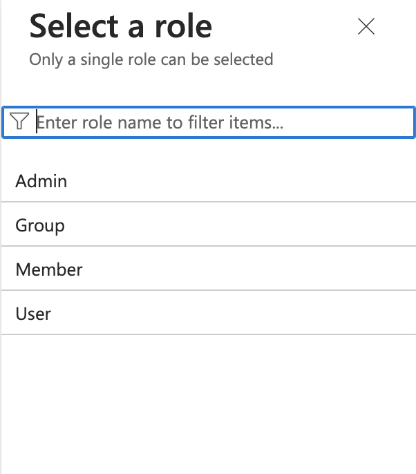 Assigning Roles