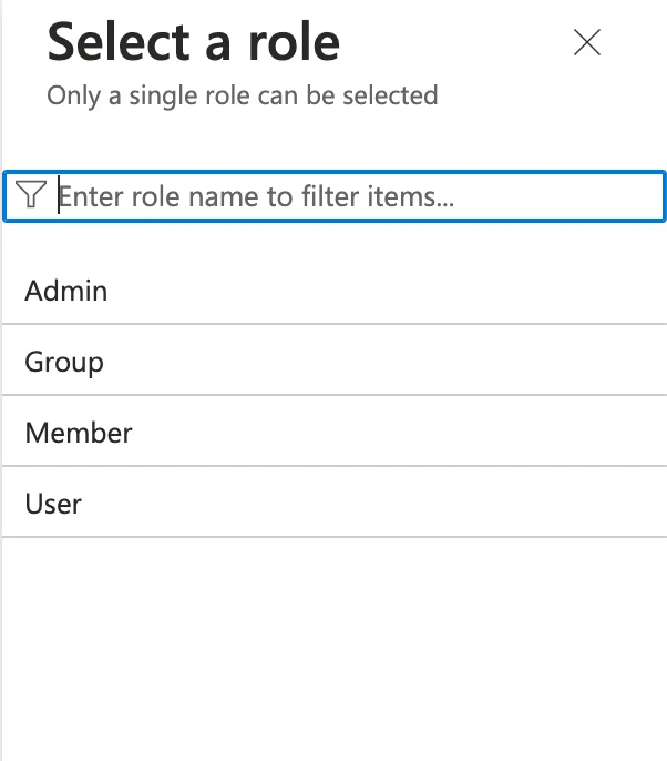 Assigning Roles