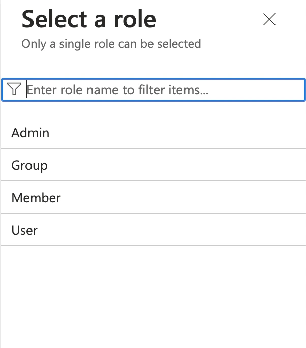 Assigning Roles