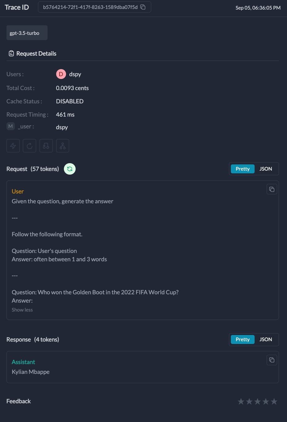 Portkey Dashboard