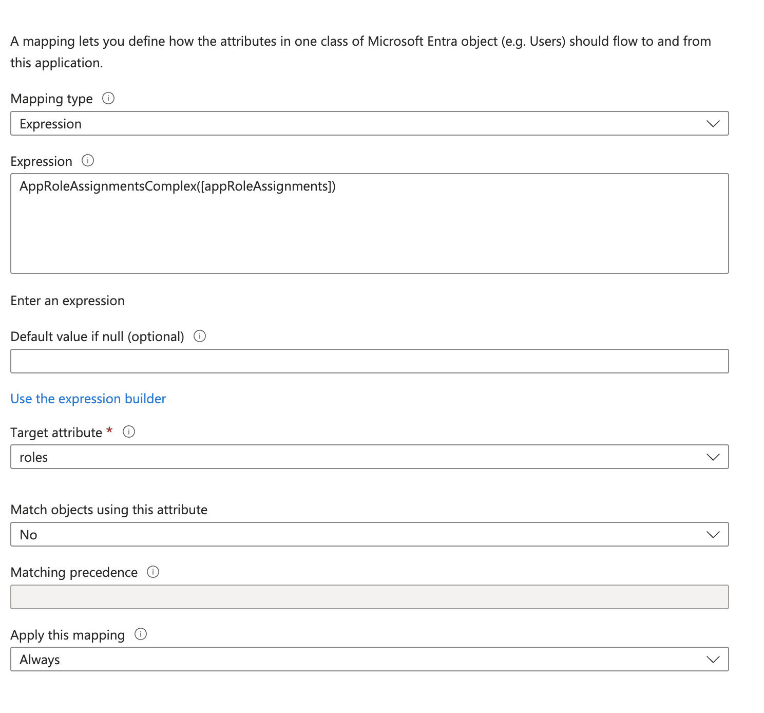 New Mapping Attributes
