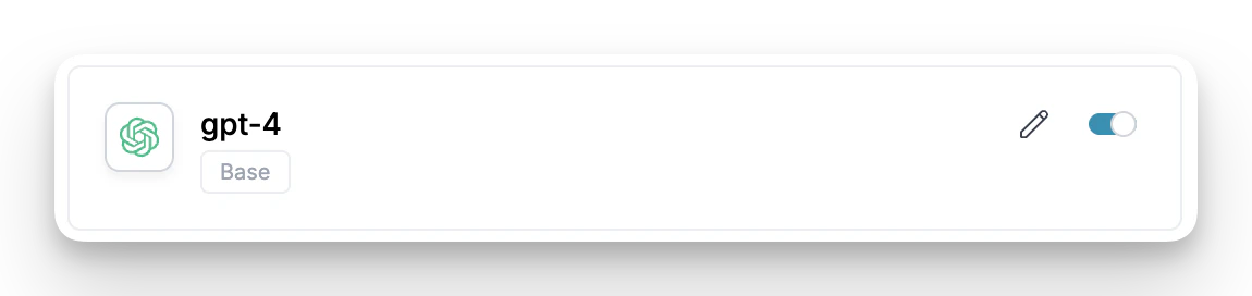 Override Model Pricing Form