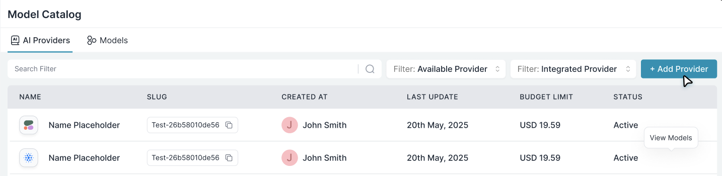 Portkey Model Catalog - Add Provider