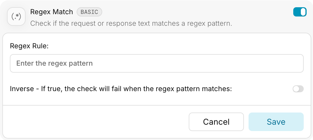 Replace Custom Regex Patterns - Portkey Docs