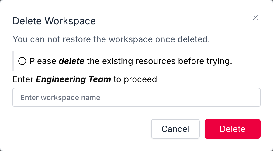 Workspaces - Portkey Docs