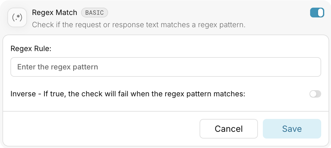 Replace Custom Regex Patterns - Portkey Docs