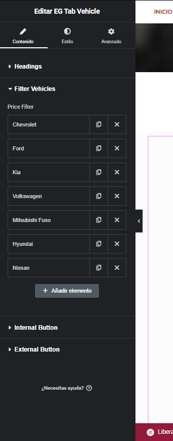 Editar con Elementos
