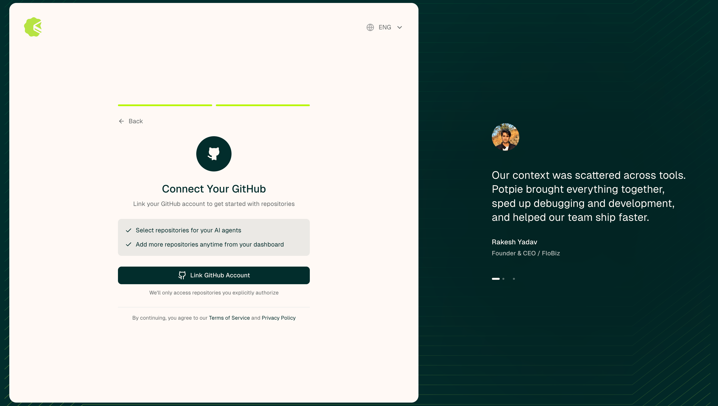 Sign Up Page