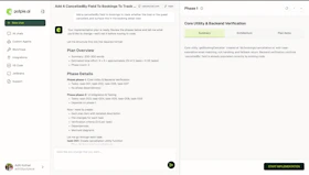 Plan summary tab