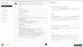 Specification page