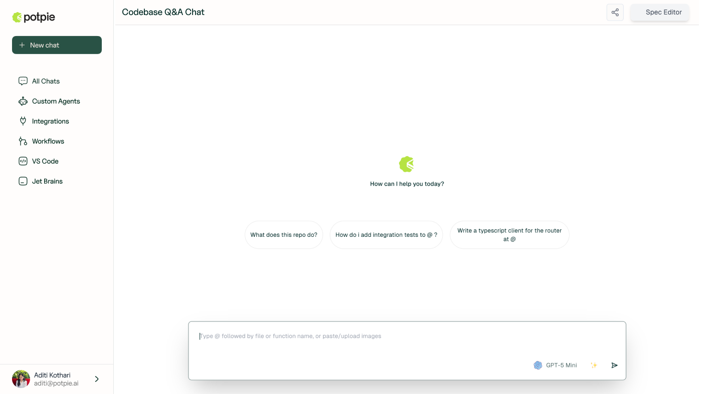 Q&A Agent Question Cards