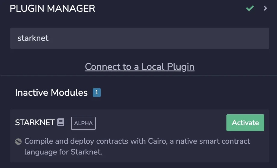 starknet-plugin