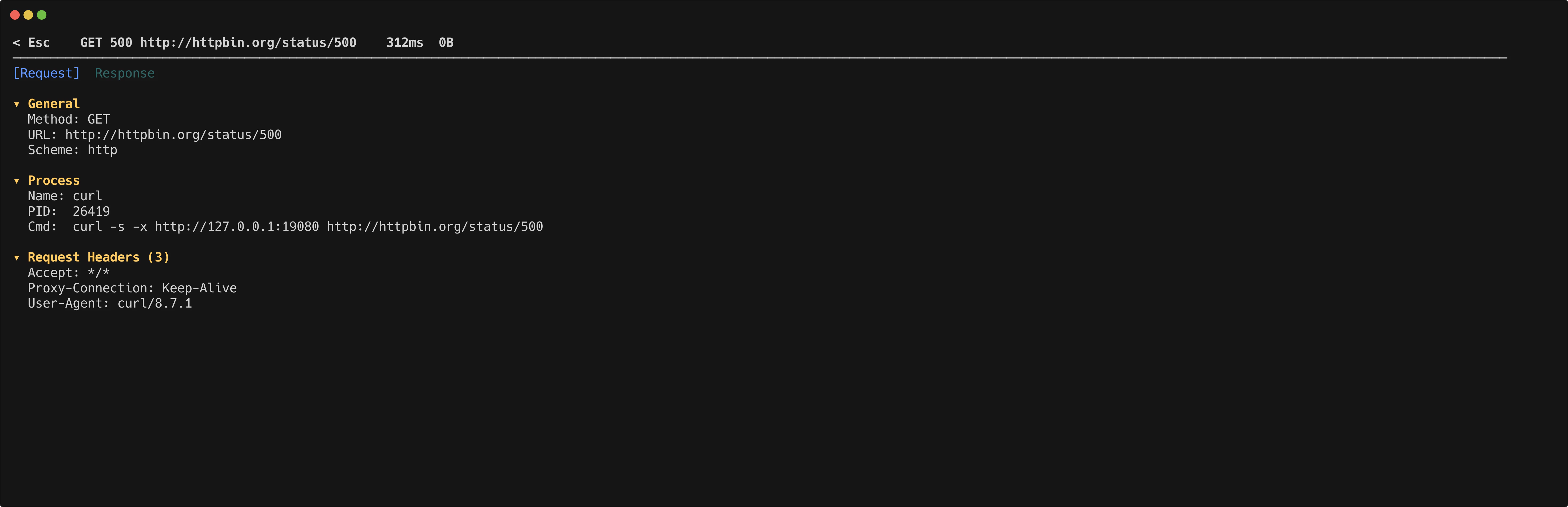 httpmon flow details