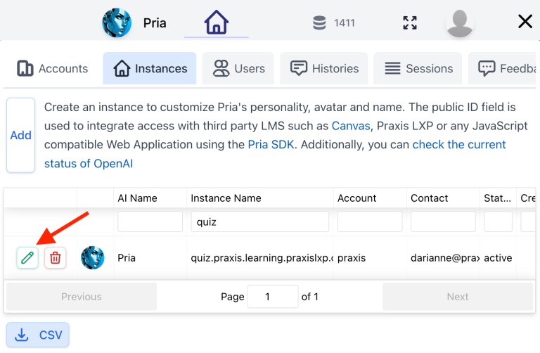 Edit Digital Twin instance