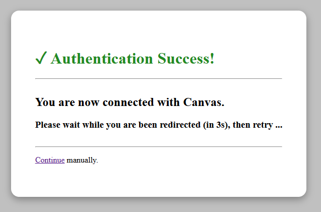 LMS Response Example
