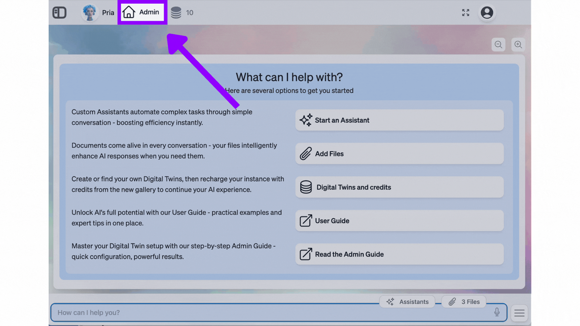 Admin Configurations Main Ui Gi