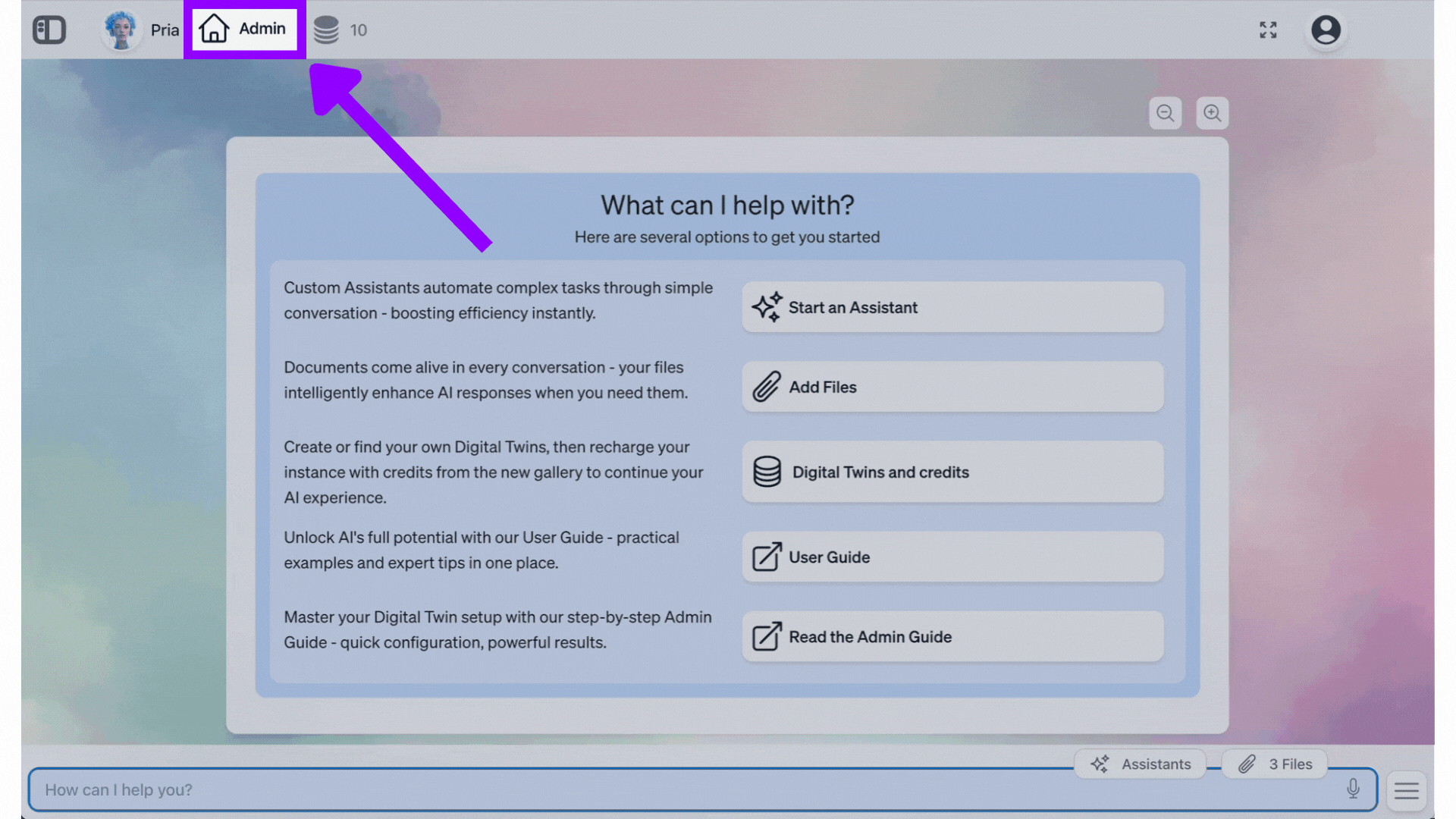 Admin Personalization Main Gi