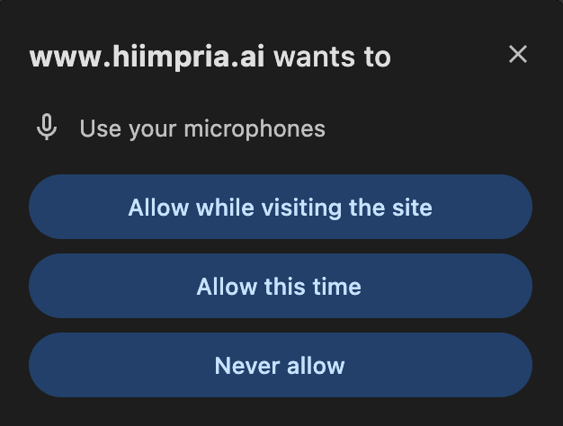 Convo Microphone Settings Web Convo Microphone Settings Web