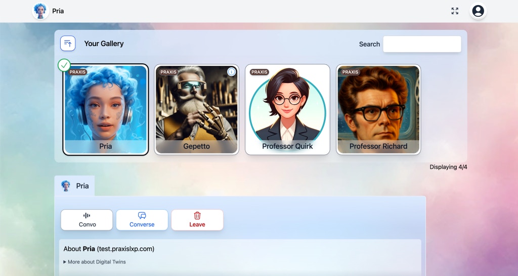 Praxis AI Expert Gallery Details