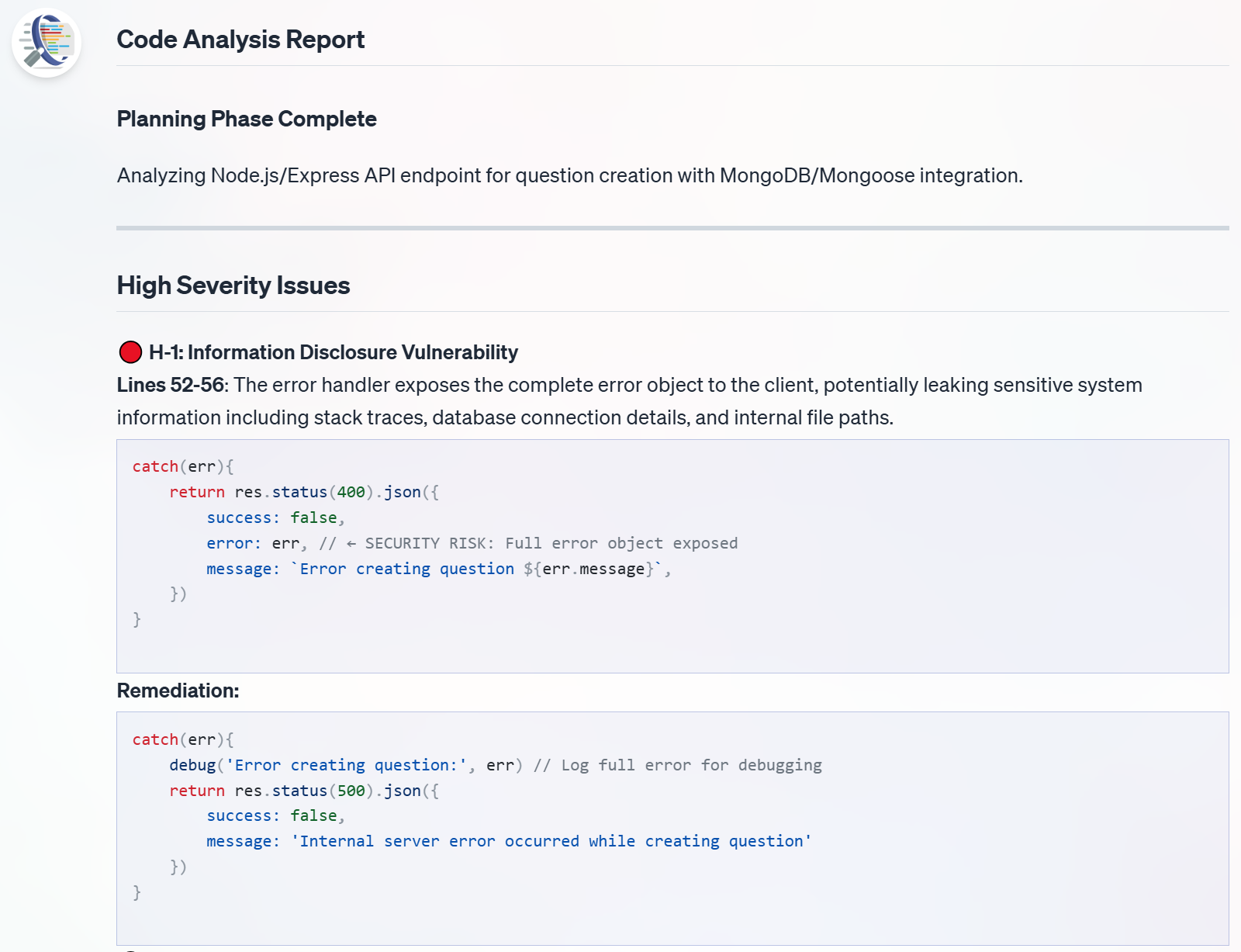 Issues Listing