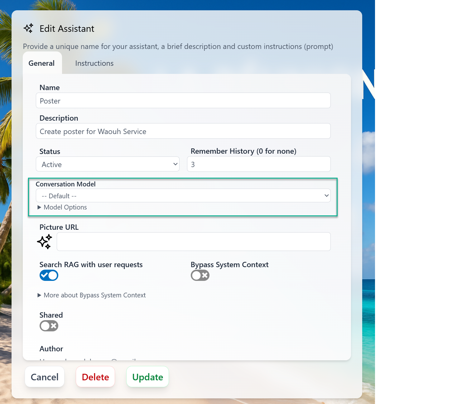 Switch Conversation Model