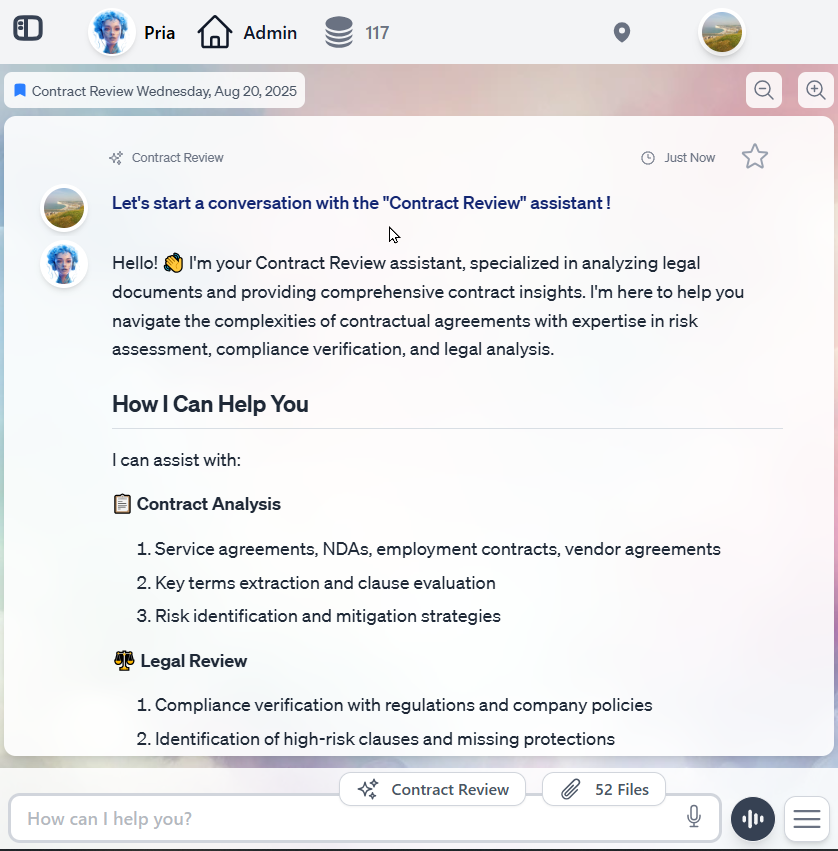 Converse with Assistant