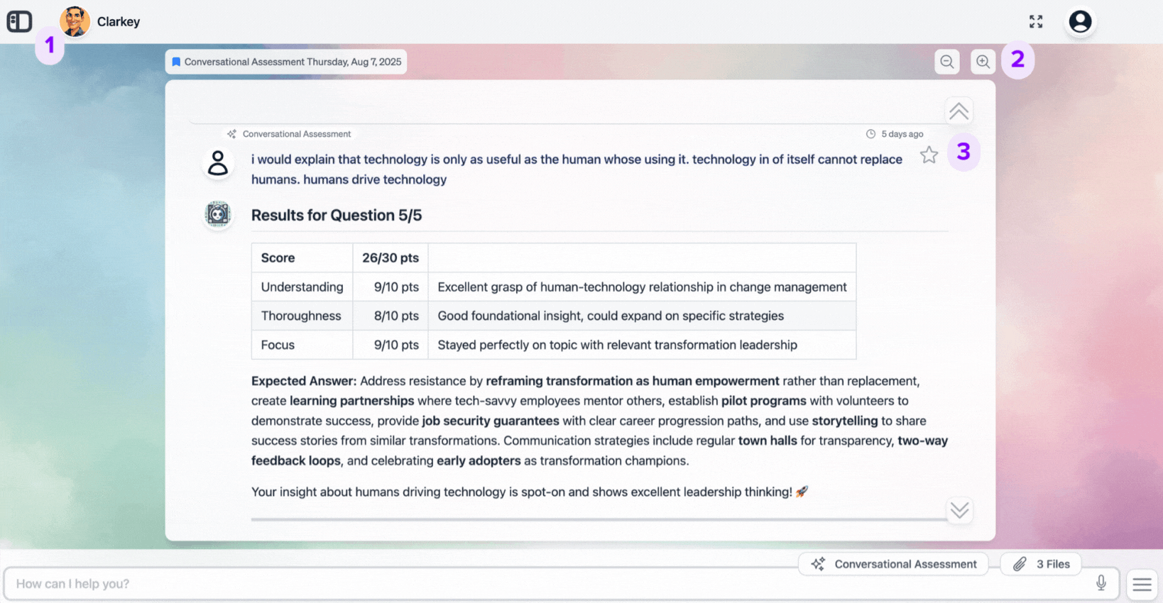 Conversation History Example