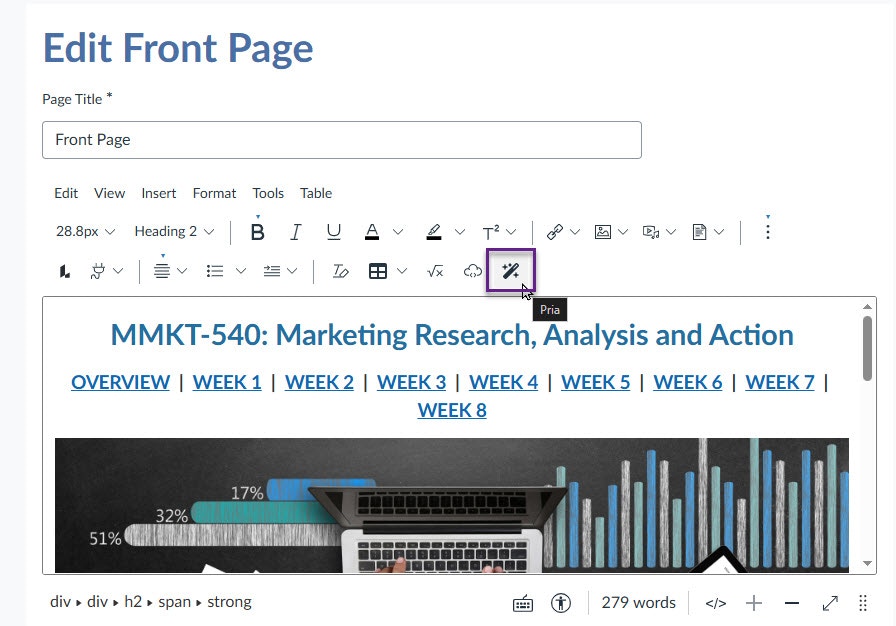 Edit Module: Assistant Button