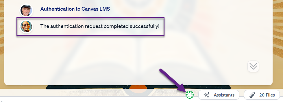 LMS Response Example