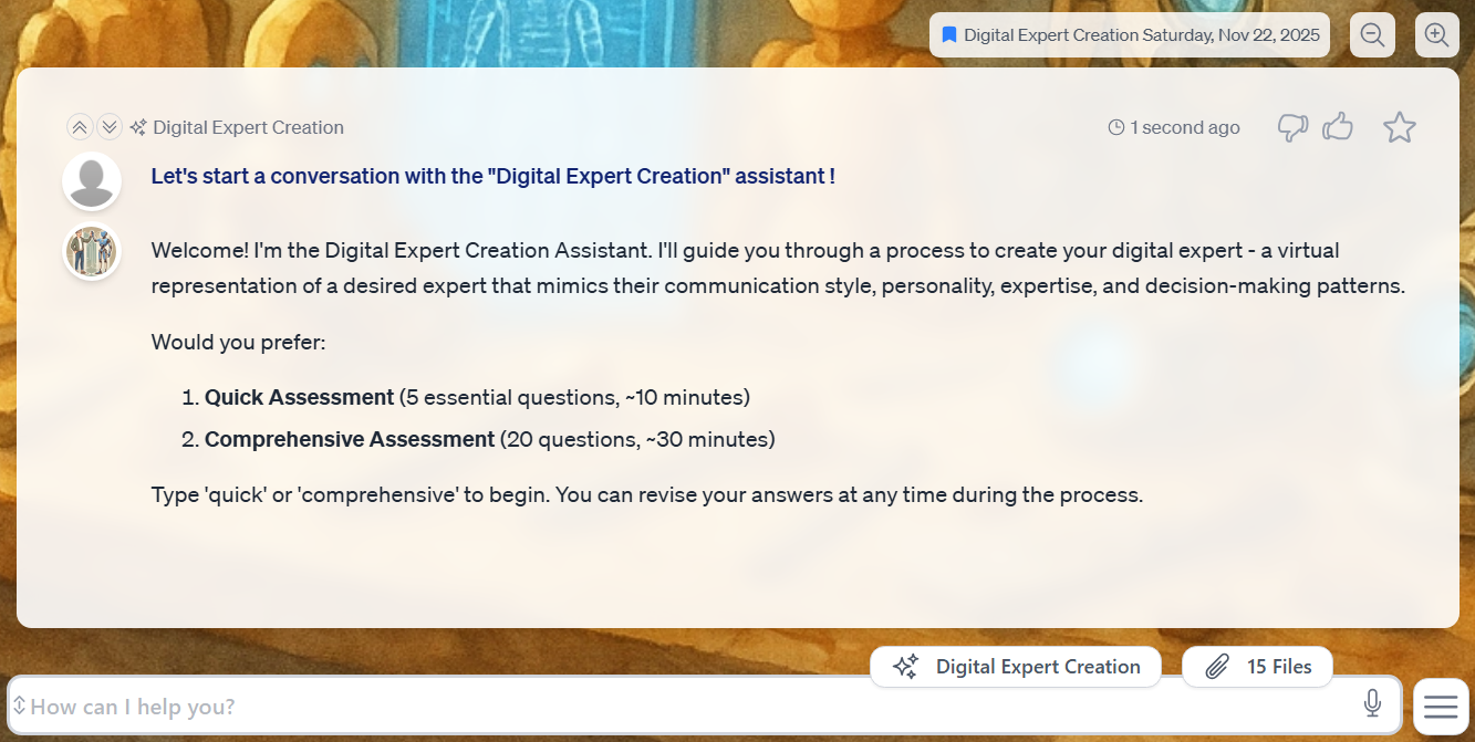 Digital Twin Creation Assistant