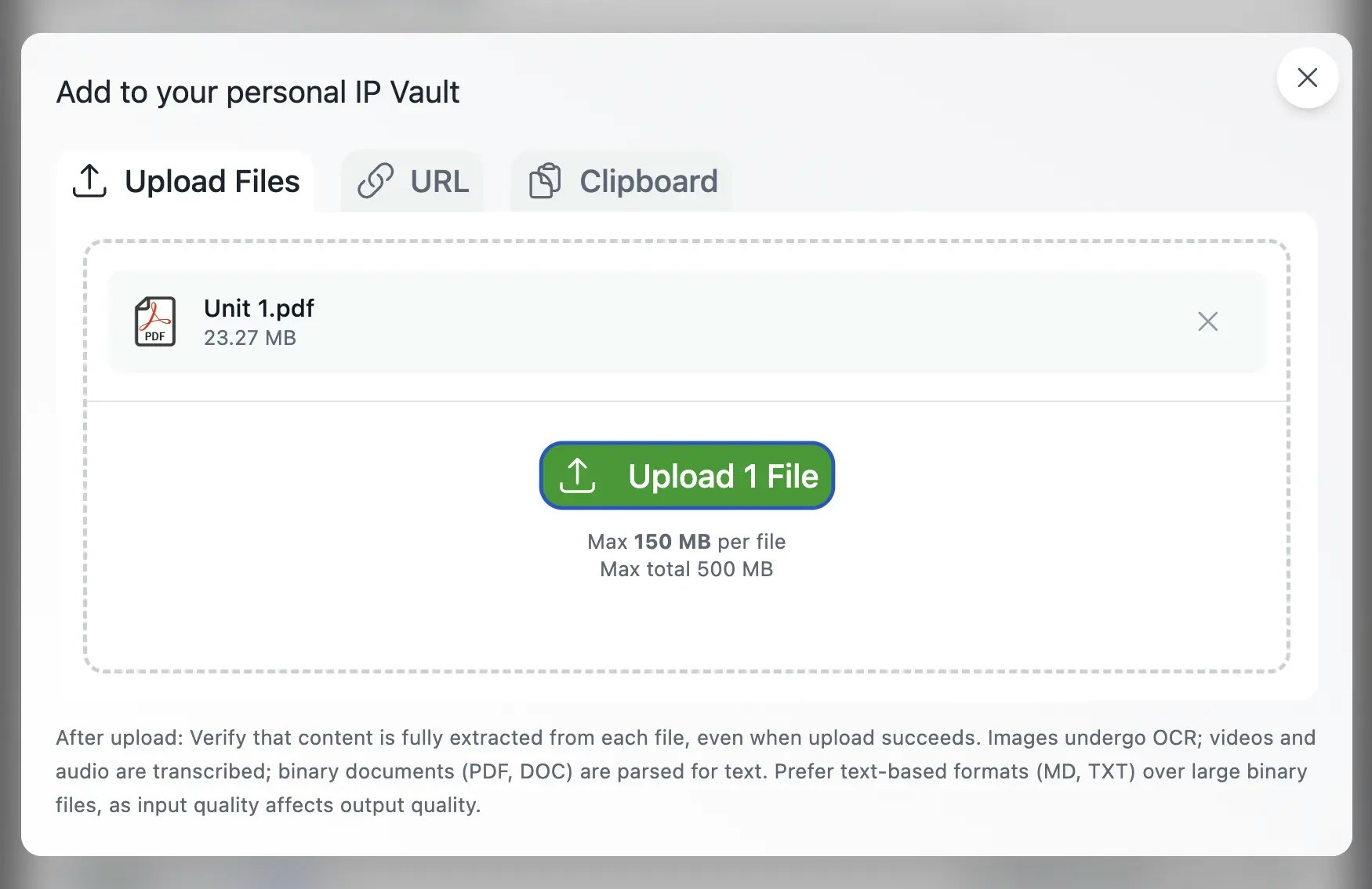 Files Upload Button Example Web