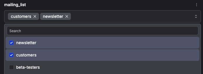 multi-select