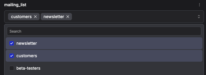multi-select