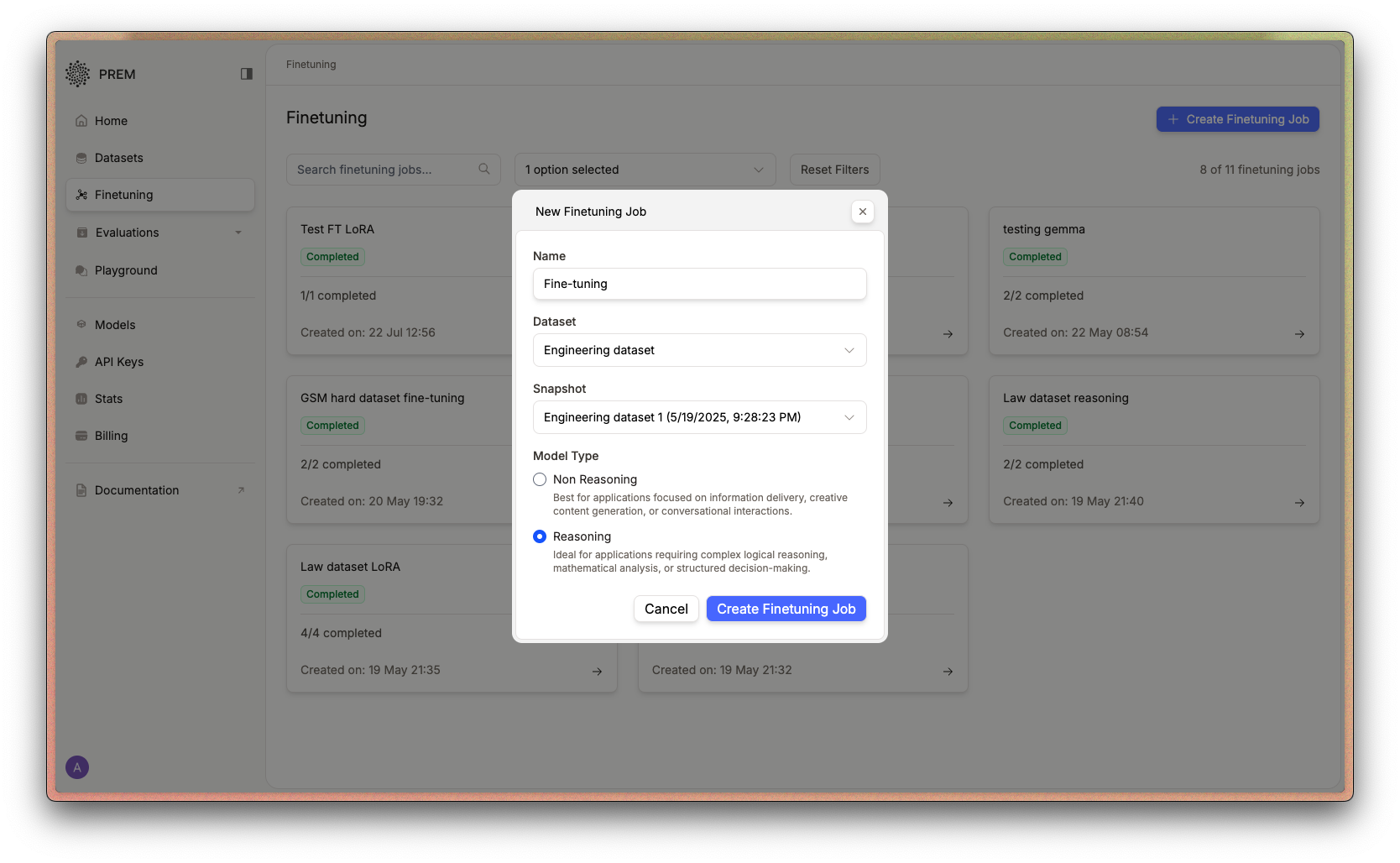 Choosing Fine-Tuning Type