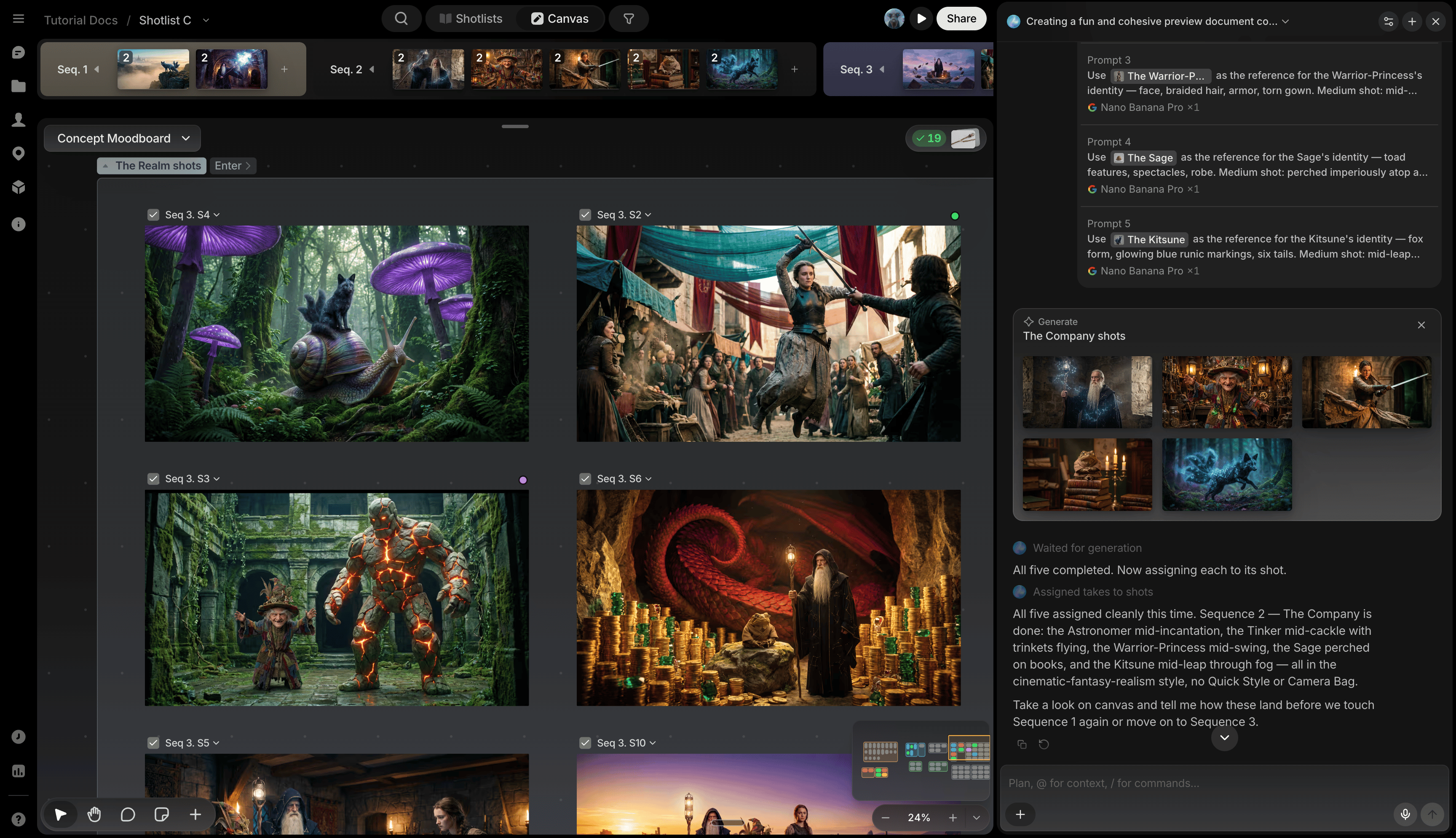 Preview Agent chat panel