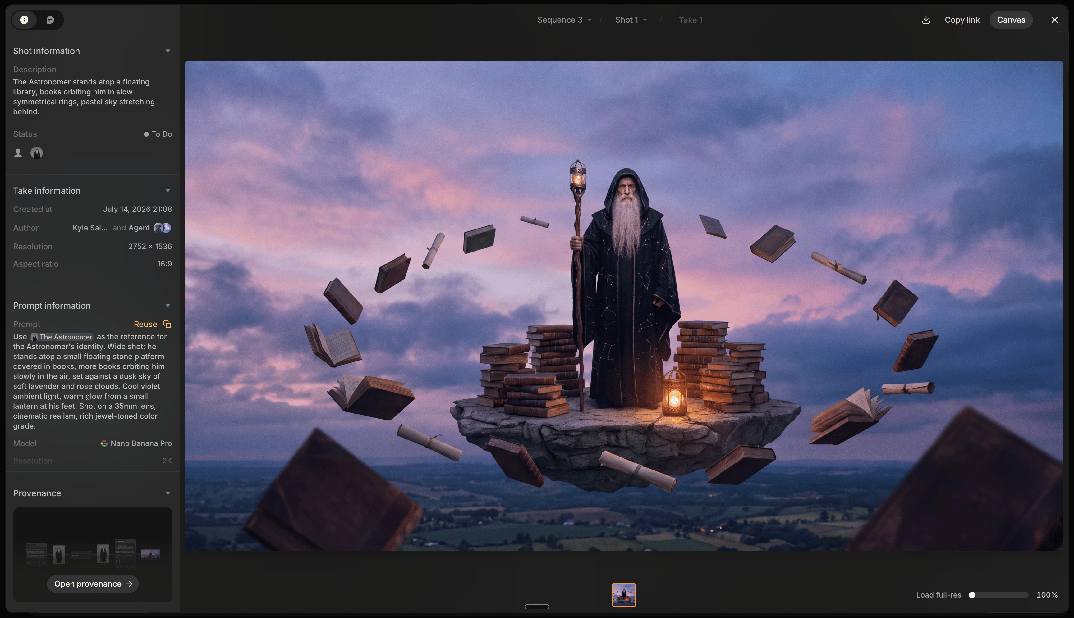 File view overview