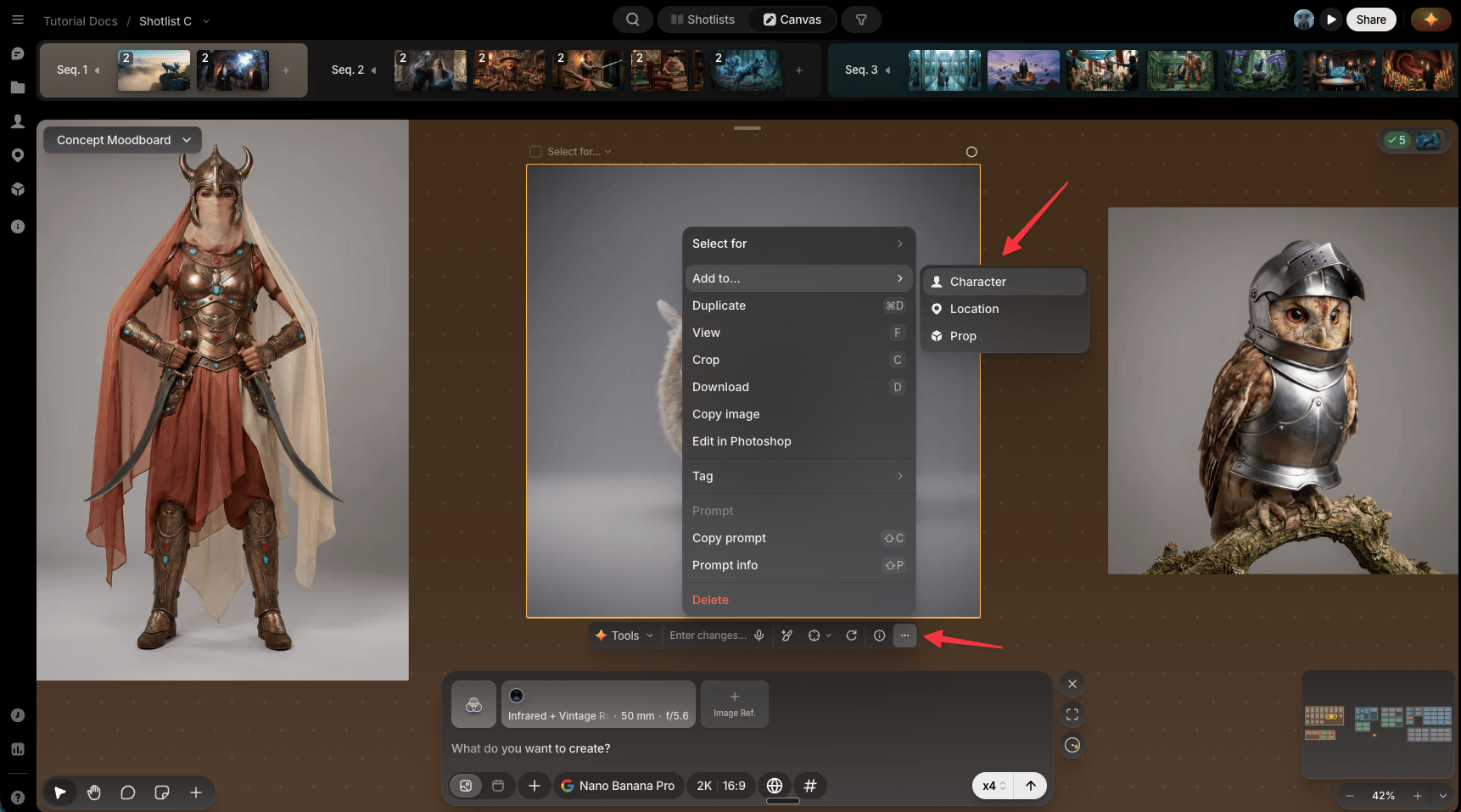 Saving a file as a Character, Location, or Prop via Add to...