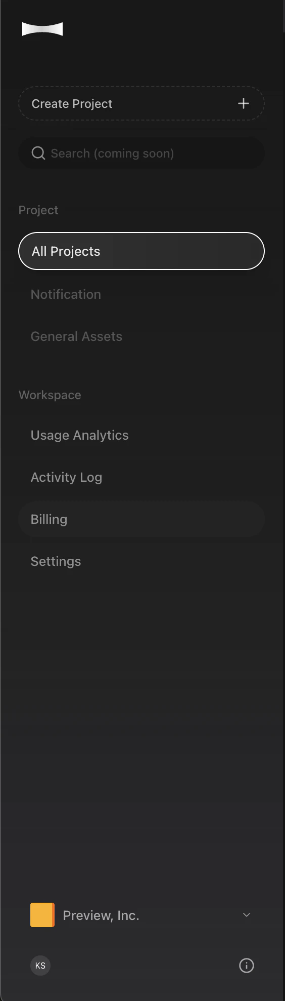 Billing Menu Billing Menu