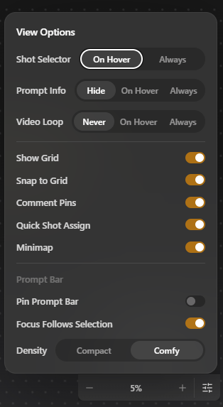 View Options View Options