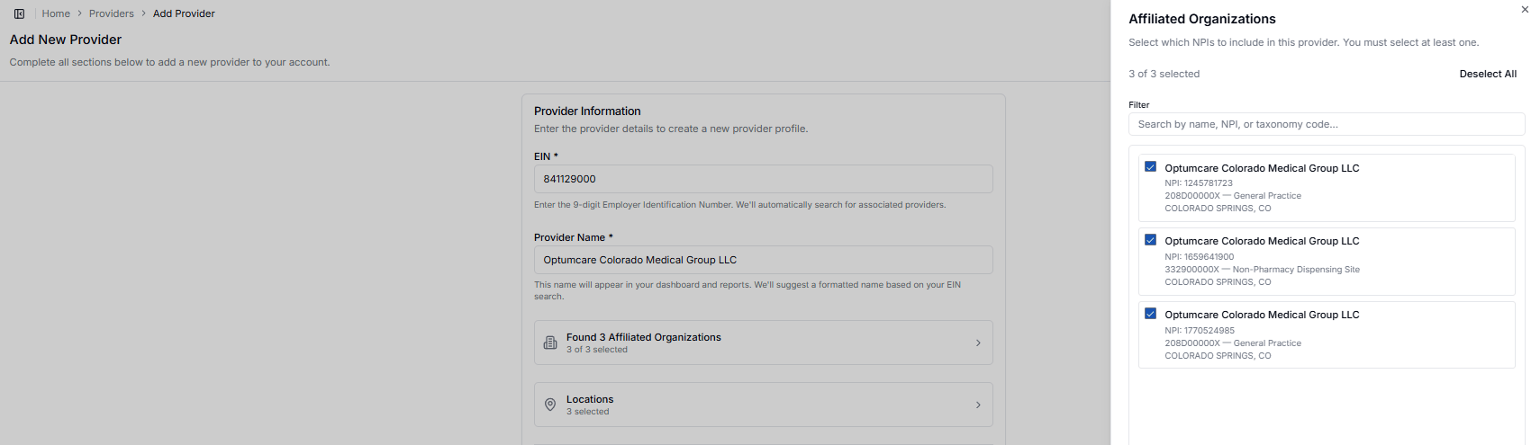 Affiliated Organizations