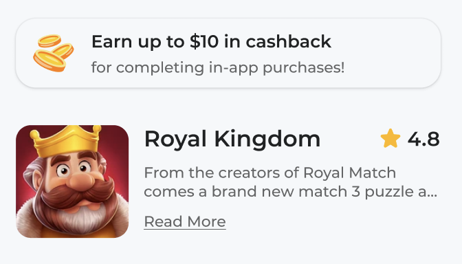 Cashback UI