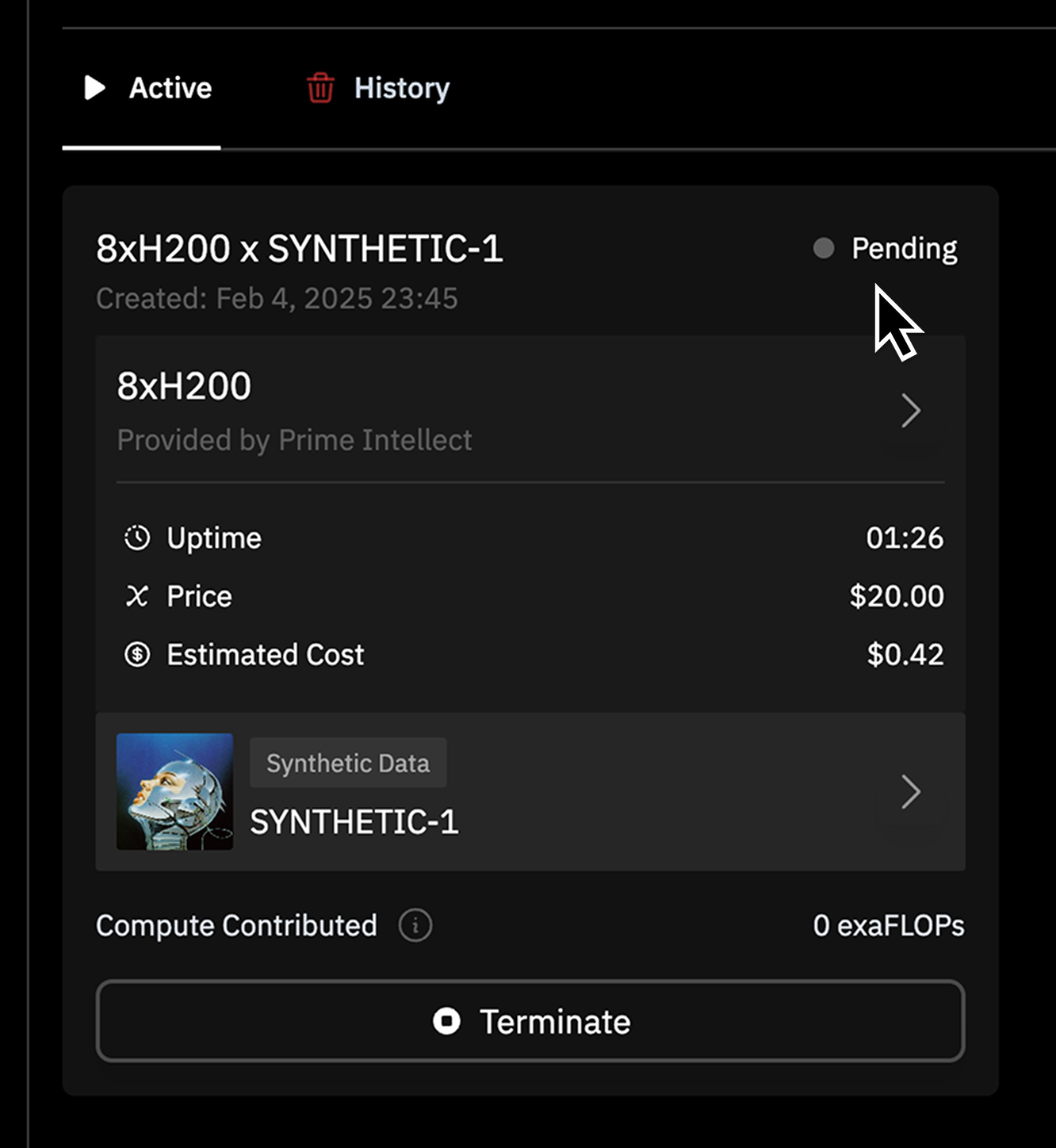 Wait until node is active