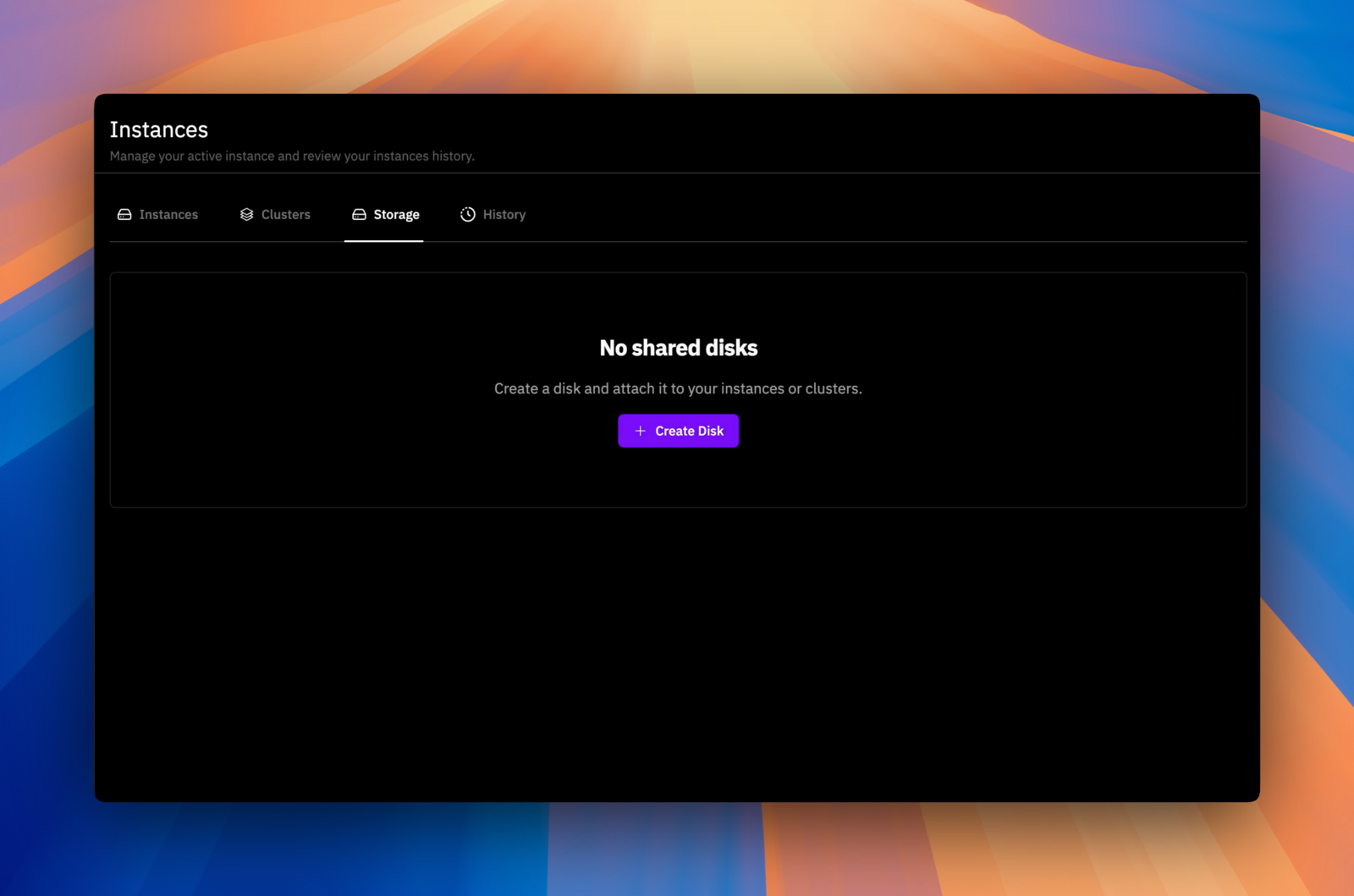 Storage page
