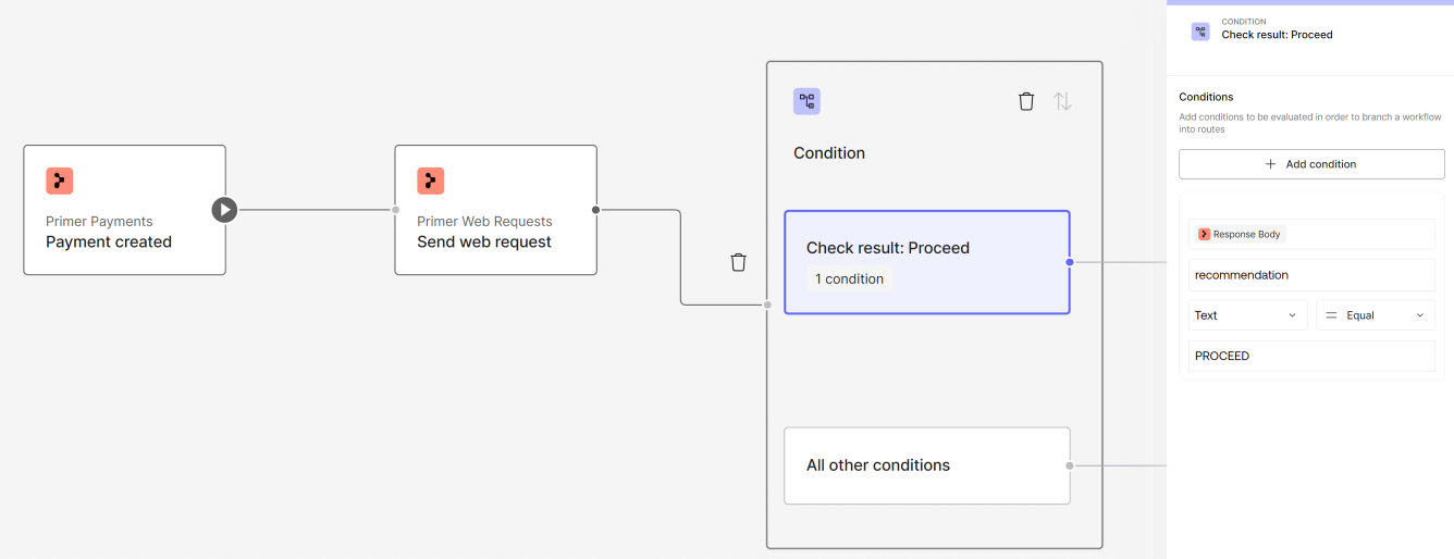 Condition example