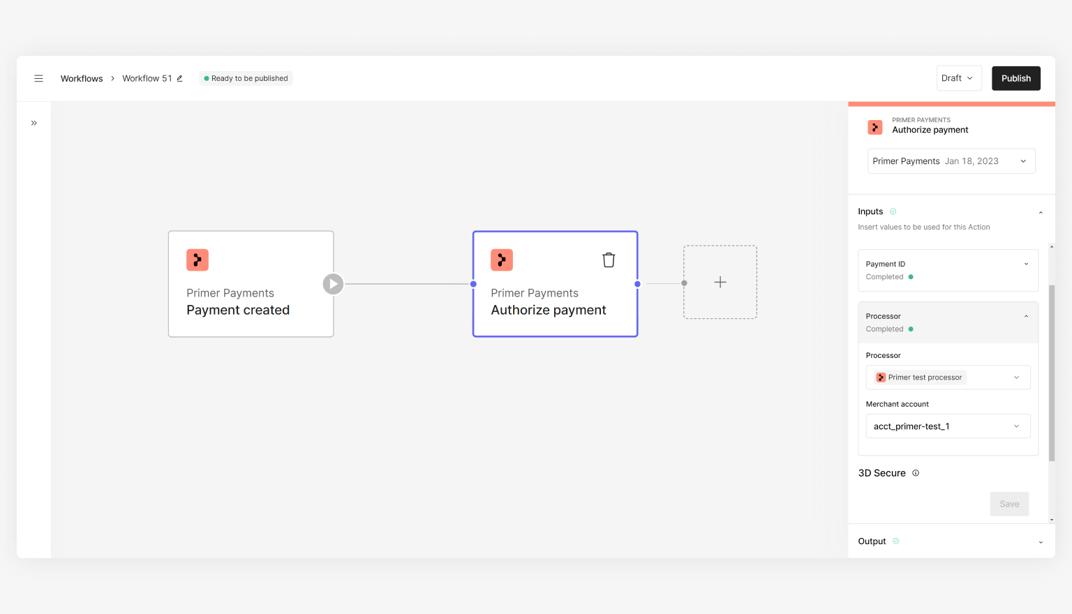 Example workflow