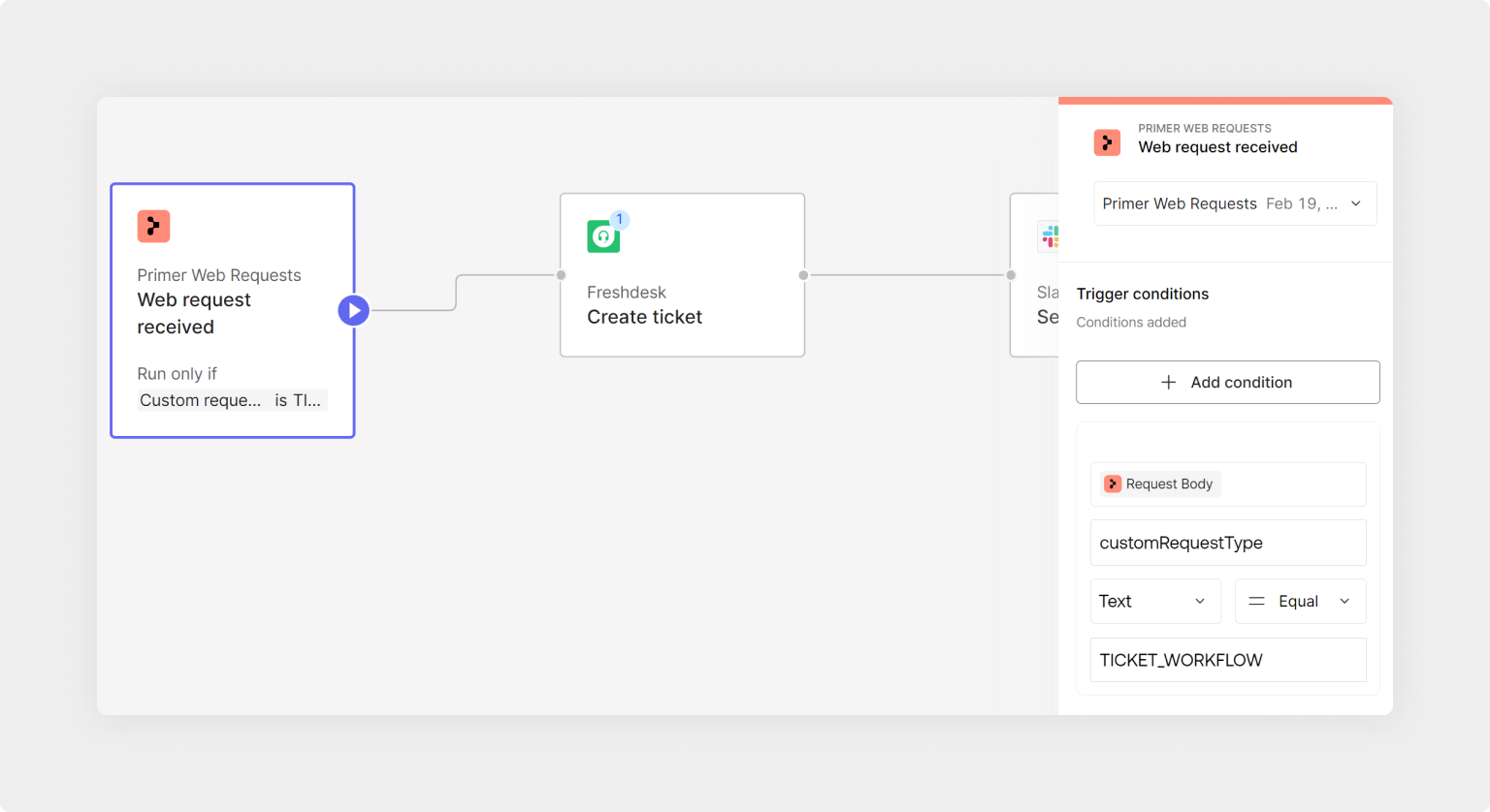 Trigger condition
example