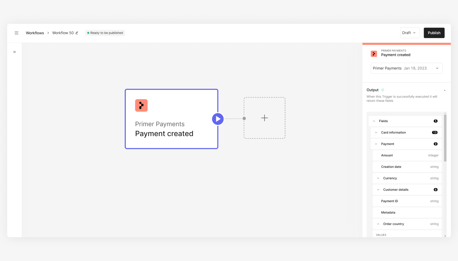 Example workflow